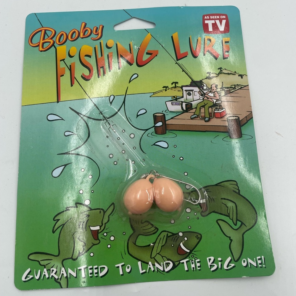 1998 Booby Fishing Lure Gag Gift As Seen On TV Pipedream Products